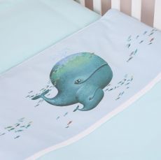 Змінний постільний комплект Veres Menthol whale 3 од